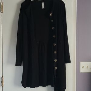 Boutique Button Down Cardigan with Pockets